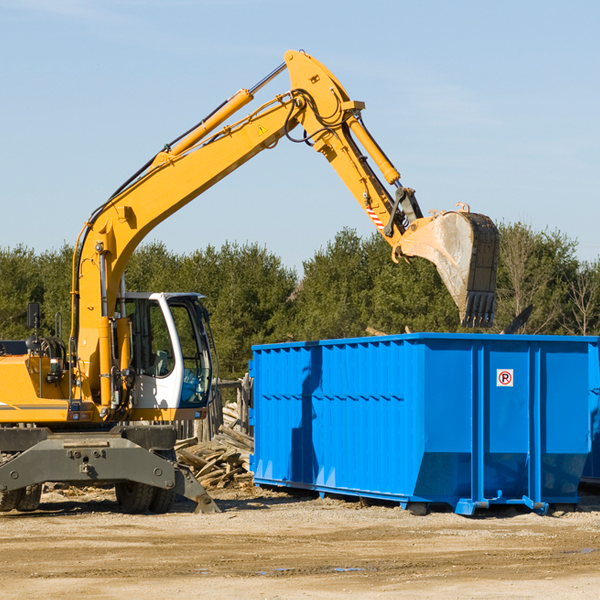 are there any restrictions on where a residential dumpster can be placed in Spencer Brook Minnesota